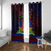 Haitian Flag Day Window Curtain La fete du drapeau Haitien - Wonder Print Shop
