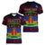 Haitian Flag Day Women V Neck T Shirt La fete du drapeau Haitien - Wonder Print Shop