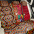 Cameroon National Day Back Car Seat Cover Cameroun Coat Of Arms Ankara Pattern - Wonder Print Shop
