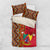 Cameroon National Day Bedding Set Cameroun Coat Of Arms Ankara Pattern - Wonder Print Shop