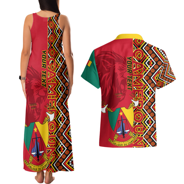 Cameroon National Day Men Tank Top Cameroun Coat Of Arms Ankara Pattern LT01 main image 1