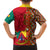 Cameroon National Day Family Matching Long Sleeve Bodycon Dress and Hawaiian Shirt Cameroun Coat Of Arms Ankara Pattern