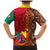 Cameroon National Day Family Matching Mermaid Dress and Hawaiian Shirt Cameroun Coat Of Arms Ankara Pattern - Wonder Print Shop