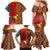 Cameroon National Day Family Matching Mermaid Dress and Hawaiian Shirt Cameroun Coat Of Arms Ankara Pattern - Wonder Print Shop