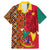 Cameroon National Day Family Matching Mermaid Dress and Hawaiian Shirt Cameroun Coat Of Arms Ankara Pattern - Wonder Print Shop