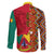 Cameroon National Day Family Matching Off Shoulder Maxi Dress and Hawaiian Shirt Cameroun Coat Of Arms Ankara Pattern