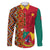 Cameroon National Day Family Matching Short Sleeve Bodycon Dress and Hawaiian Shirt Cameroun Coat Of Arms Ankara Pattern - Wonder Print Shop