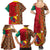 Cameroon National Day Family Matching Summer Maxi Dress and Hawaiian Shirt Cameroun Coat Of Arms Ankara Pattern - Wonder Print Shop