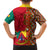 Cameroon National Day Family Matching Tank Maxi Dress and Hawaiian Shirt Cameroun Coat Of Arms Ankara Pattern