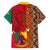 Cameroon National Day Family Matching Tank Maxi Dress and Hawaiian Shirt Cameroun Coat Of Arms Ankara Pattern