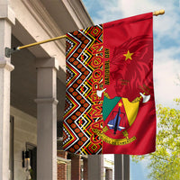 Cameroon National Day Garden Flag Cameroun Coat Of Arms Ankara Pattern - Wonder Print Shop