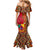 Cameroon National Day Mermaid Dress Cameroun Coat Of Arms Ankara Pattern