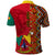 Cameroon National Day Polo Shirt Cameroun Coat Of Arms Ankara Pattern