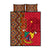 Cameroon National Day Quilt Bed Set Cameroun Coat Of Arms Ankara Pattern - Wonder Print Shop