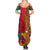 Cameroon National Day Summer Maxi Dress Cameroun Coat Of Arms Ankara Pattern