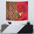 Cameroon National Day Tapestry Cameroun Coat Of Arms Ankara Pattern - Wonder Print Shop