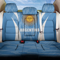 Argentina 2024 Back Car Seat Cover Vamos La Albiceleste Campeon - Wonder Print Shop