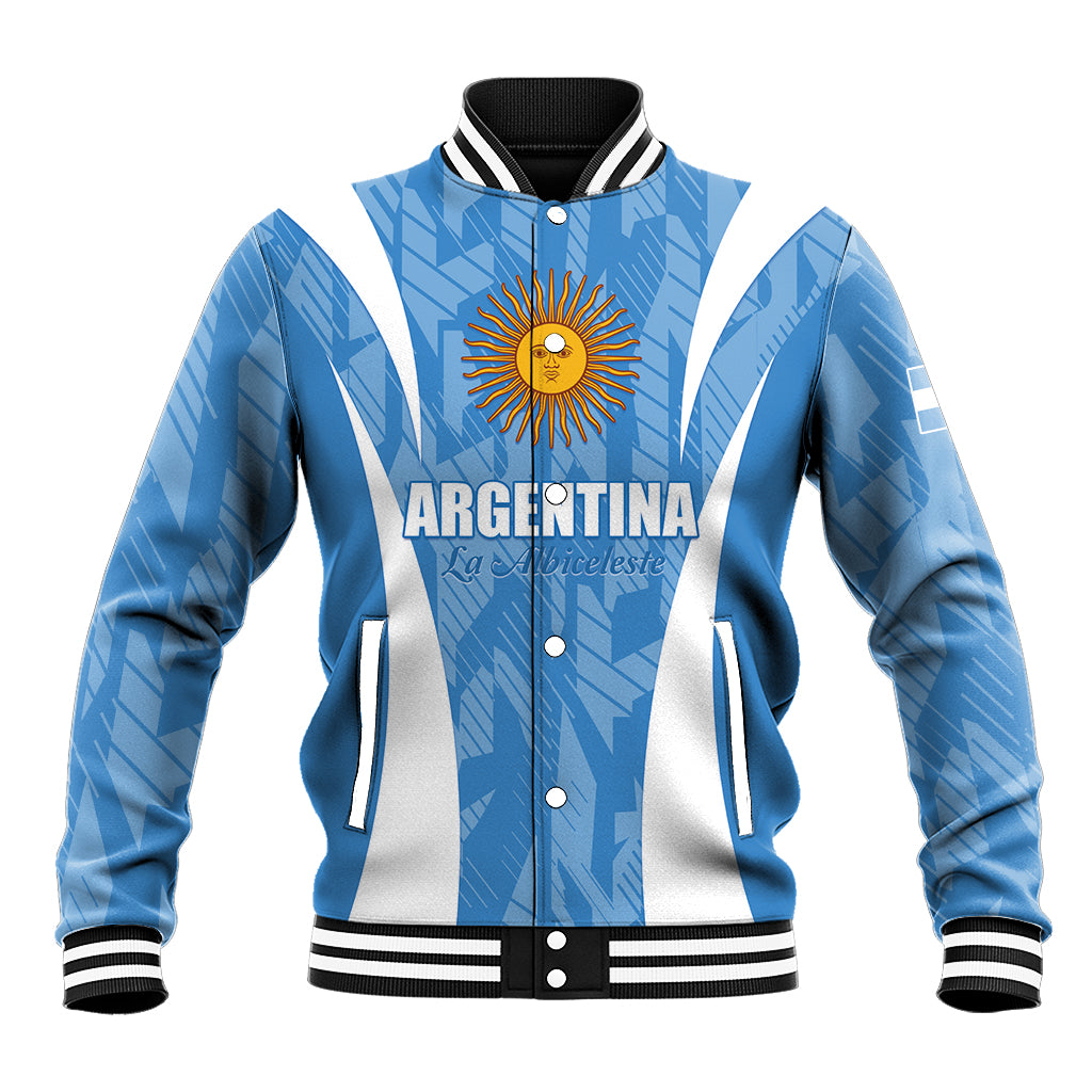Personalized Argentina 2024 Baseball Jacket Vamos La Albiceleste Campeon