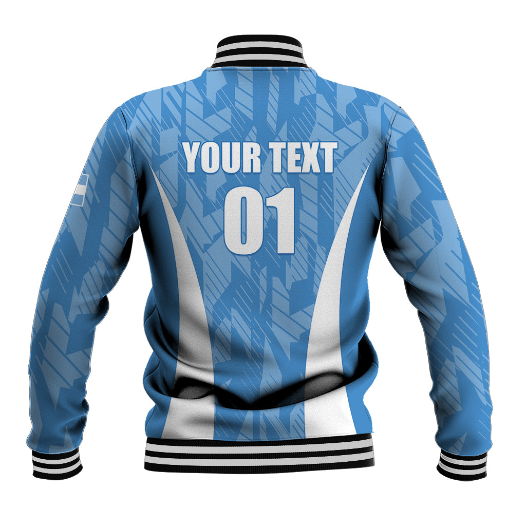 Personalized Argentina 2024 Baseball Jacket Vamos La Albiceleste Campeon - Wonder Print Shop