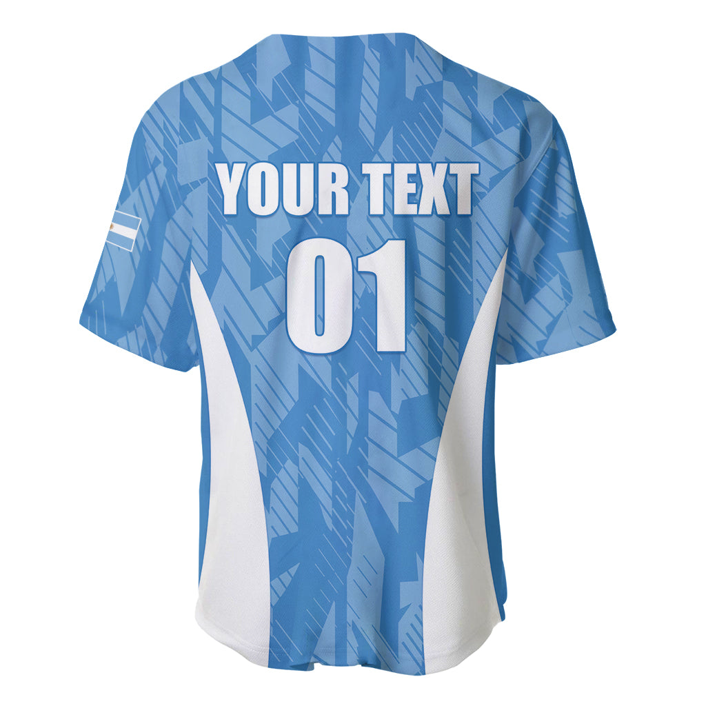 Personalized Argentina 2024 Baseball Jersey Vamos La Albiceleste Campeon - Wonder Print Shop