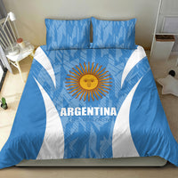 Argentina 2024 Bedding Set Vamos La Albiceleste Campeon - Wonder Print Shop