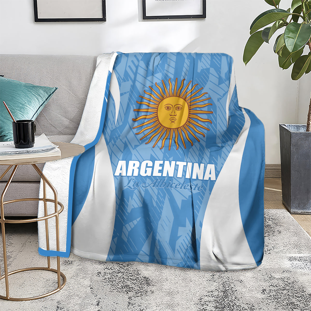Argentina 2024 Blanket Vamos La Albiceleste Campeon