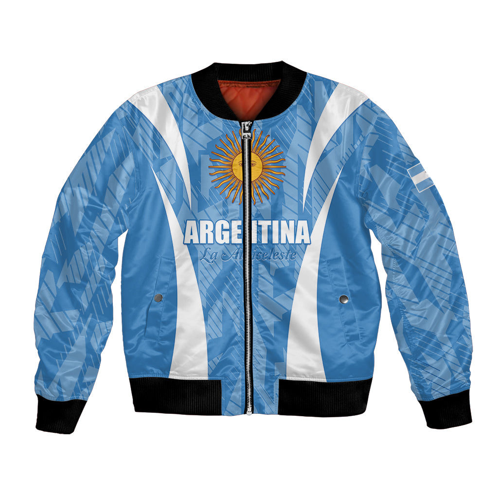 Personalized Argentina 2024 Bomber Jacket Vamos La Albiceleste Campeon