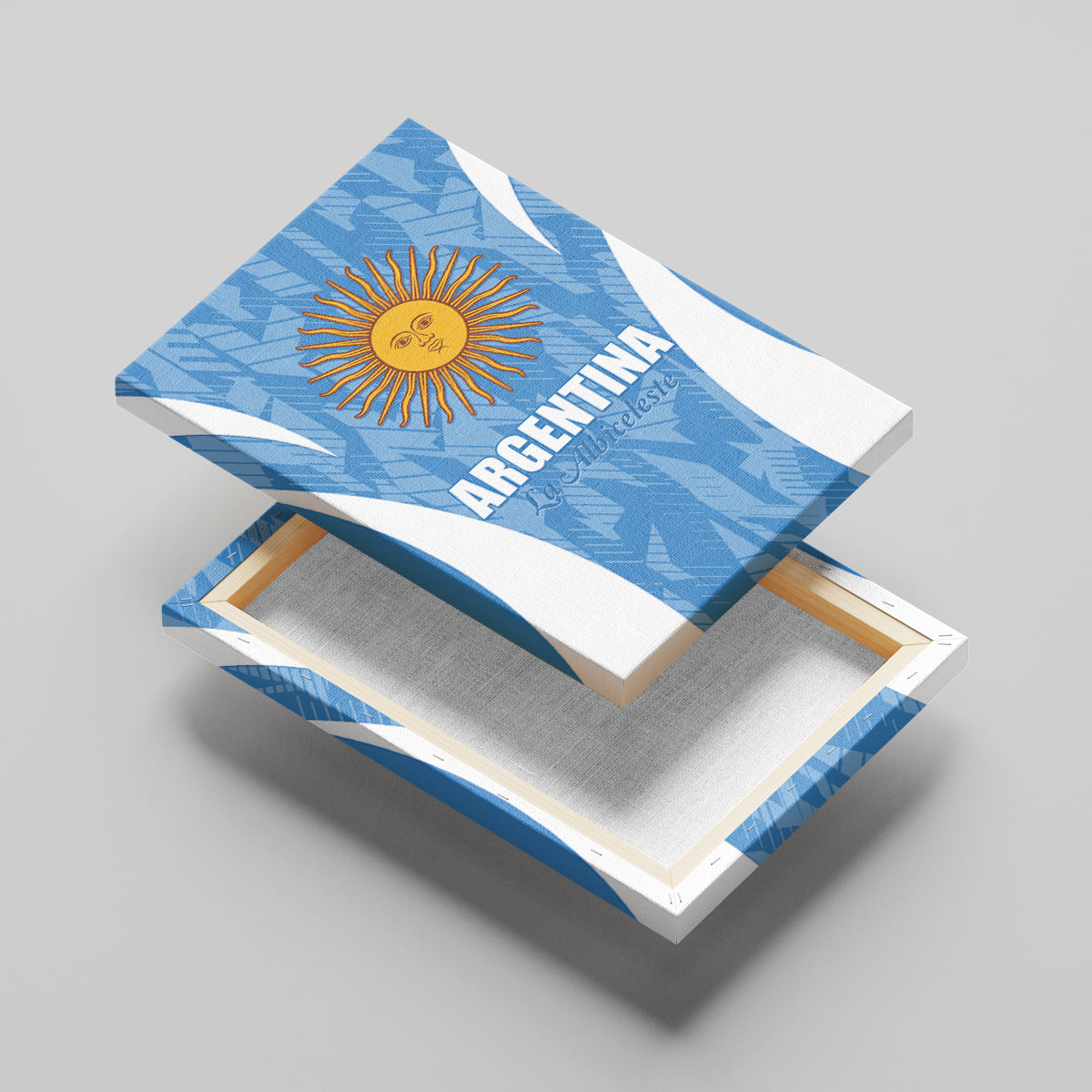 Argentina 2024 Canvas Wall Art Vamos La Albiceleste Campeon - Wonder Print Shop