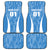 Argentina 2024 Car Mats Vamos La Albiceleste Campeon - Wonder Print Shop
