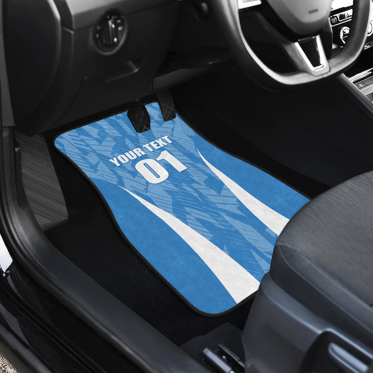 Argentina 2024 Car Mats Vamos La Albiceleste Campeon - Wonder Print Shop