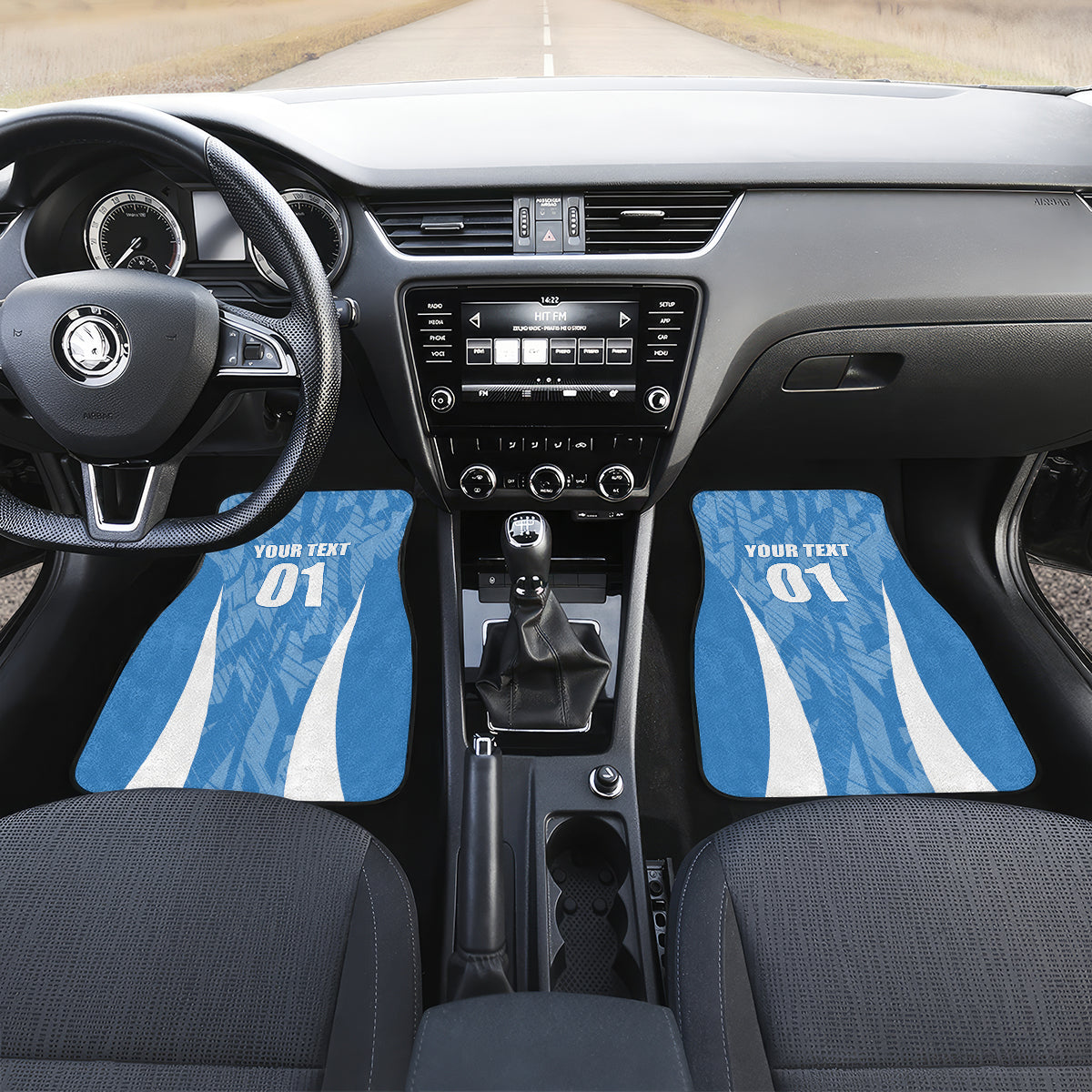 Argentina 2024 Car Mats Vamos La Albiceleste Campeon - Wonder Print Shop