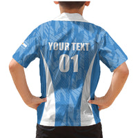 Personalized Argentina 2024 Family Matching Mermaid Dress and Hawaiian Shirt Vamos La Albiceleste Campeon - Wonder Print Shop