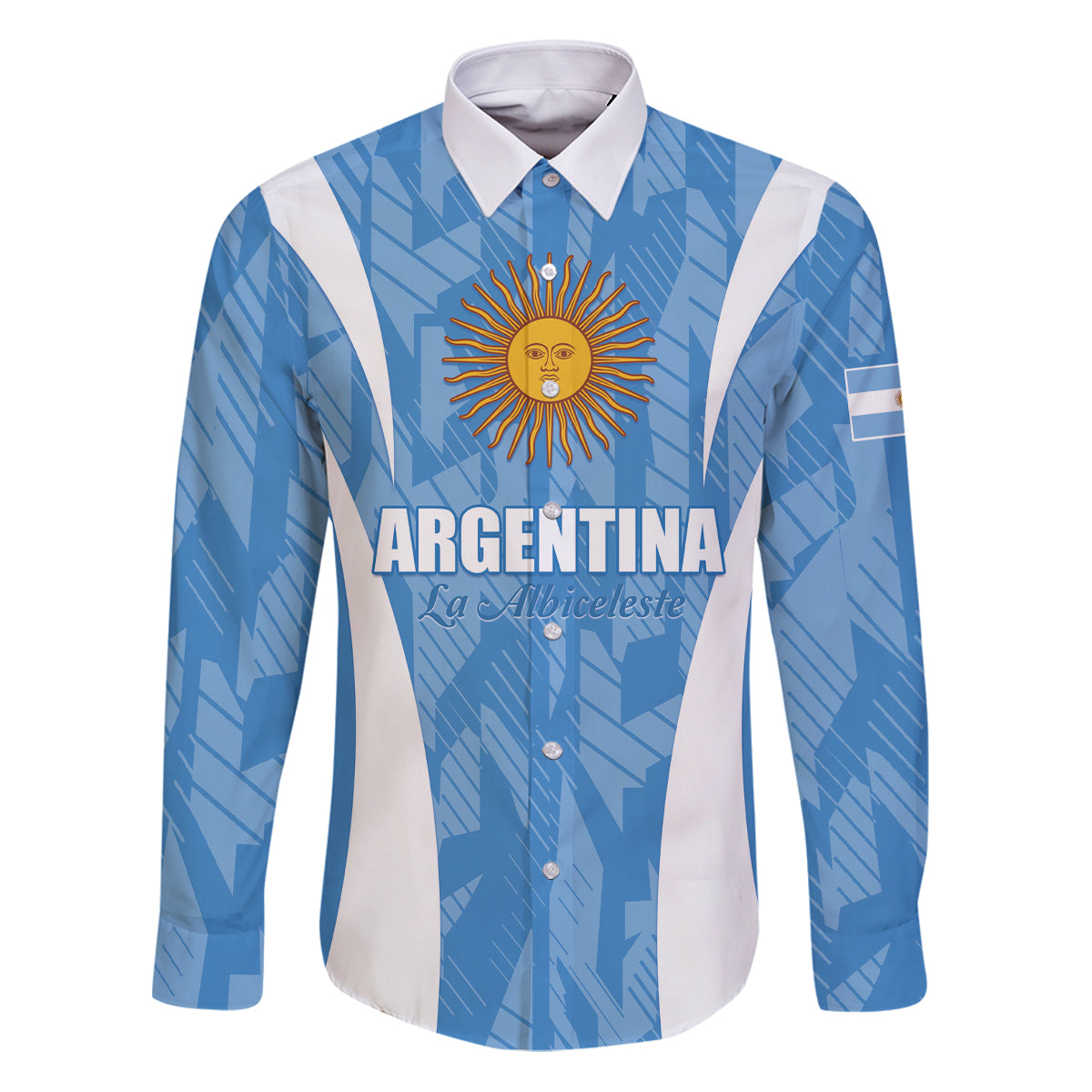 Personalized Argentina 2024 Family Matching Puletasi and Hawaiian Shirt Vamos La Albiceleste Campeon - Wonder Print Shop