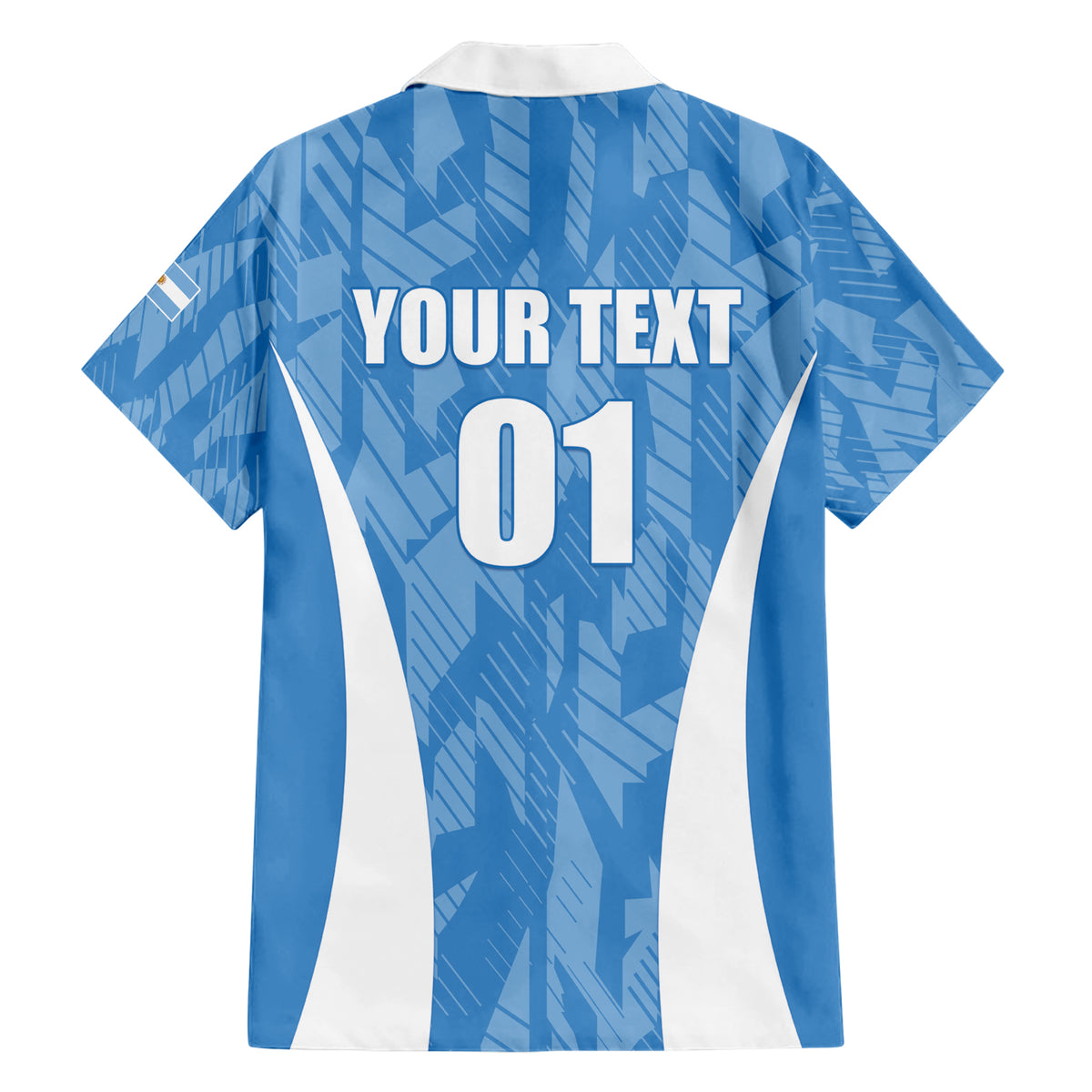 Personalized Argentina 2024 Family Matching Short Sleeve Bodycon Dress and Hawaiian Shirt Vamos La Albiceleste Campeon - Wonder Print Shop