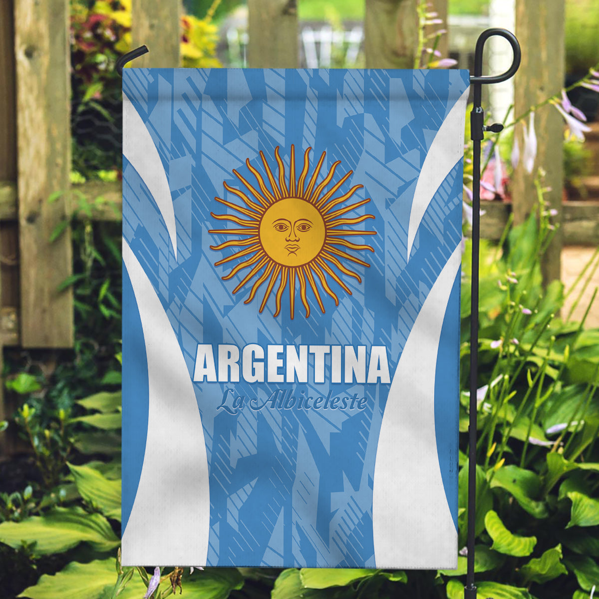 Argentina 2024 Garden Flag Vamos La Albiceleste Campeon