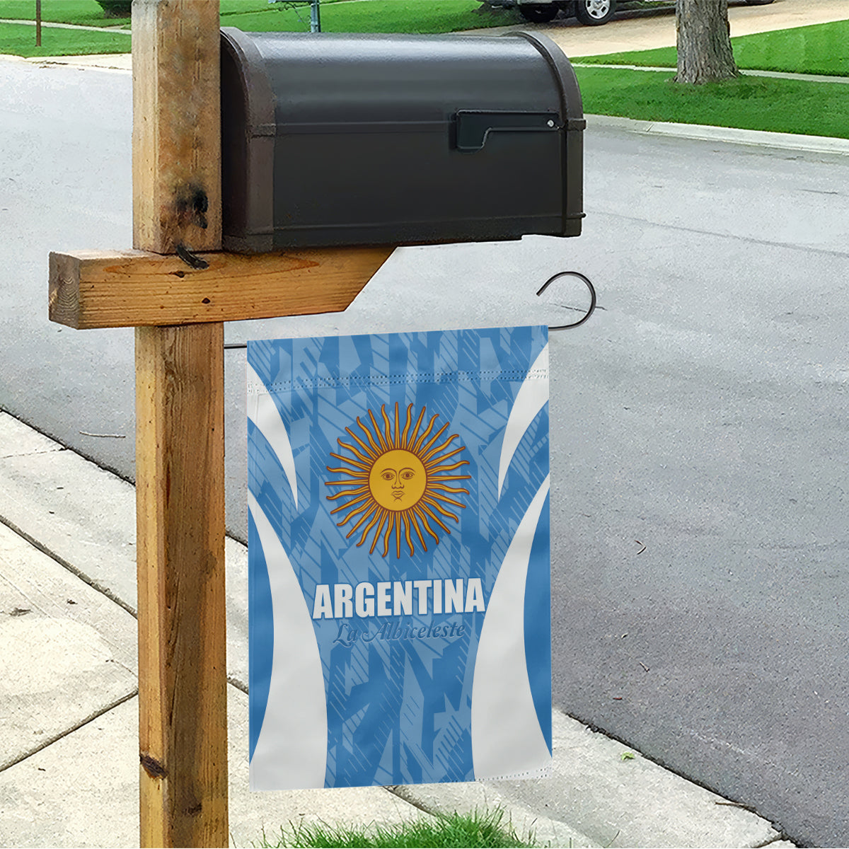 Argentina 2024 Garden Flag Vamos La Albiceleste Campeon - Wonder Print Shop