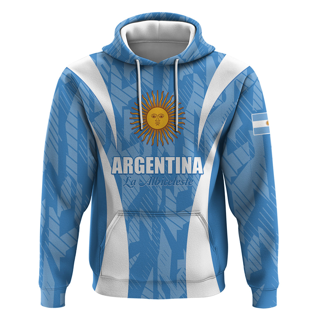 Personalized Argentina 2024 Hoodie Vamos La Albiceleste Campeon