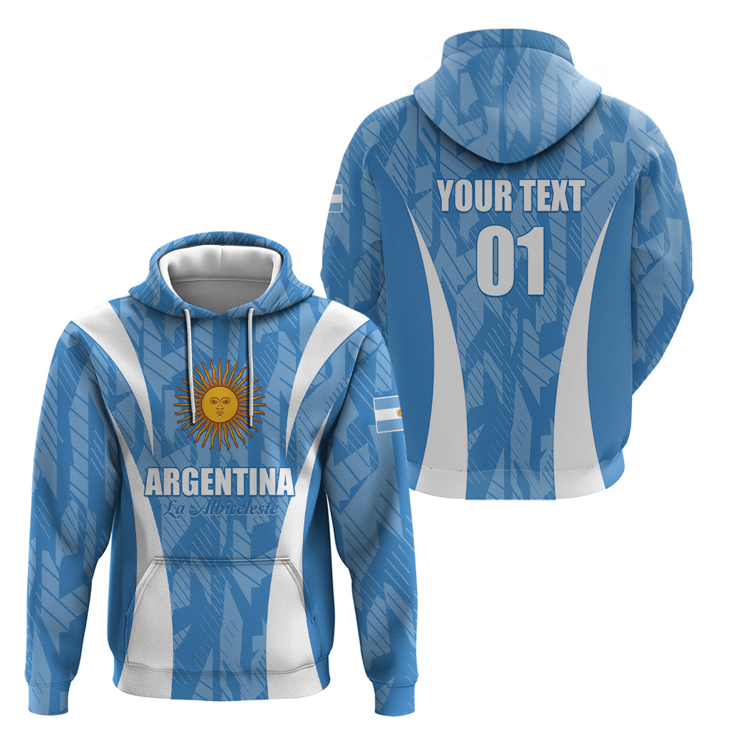 Personalized Argentina 2024 Hoodie Vamos La Albiceleste Campeon - Wonder Print Shop