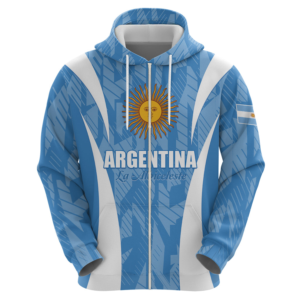 Personalized Argentina 2024 Hoodie Vamos La Albiceleste Campeon - Wonder Print Shop