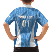 Personalized Argentina 2024 Kid Hawaiian Shirt Vamos La Albiceleste Campeon - Wonder Print Shop