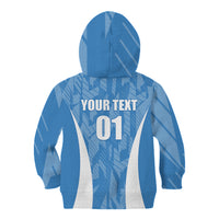 Personalized Argentina 2024 Kid Hoodie Vamos La Albiceleste Campeon - Wonder Print Shop
