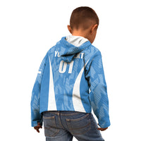 Personalized Argentina 2024 Kid Hoodie Vamos La Albiceleste Campeon - Wonder Print Shop