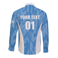 Personalized Argentina 2024 Long Sleeve Button Shirt Vamos La Albiceleste Campeon - Wonder Print Shop