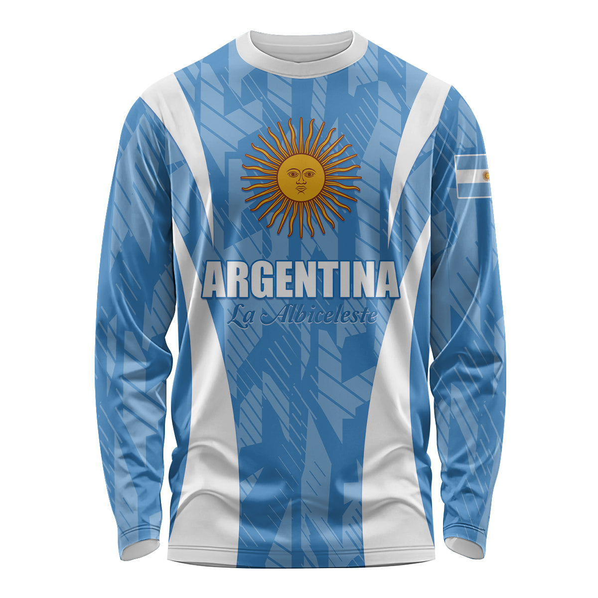 Personalized Argentina 2024 Long Sleeve Shirt Vamos La Albiceleste Campeon