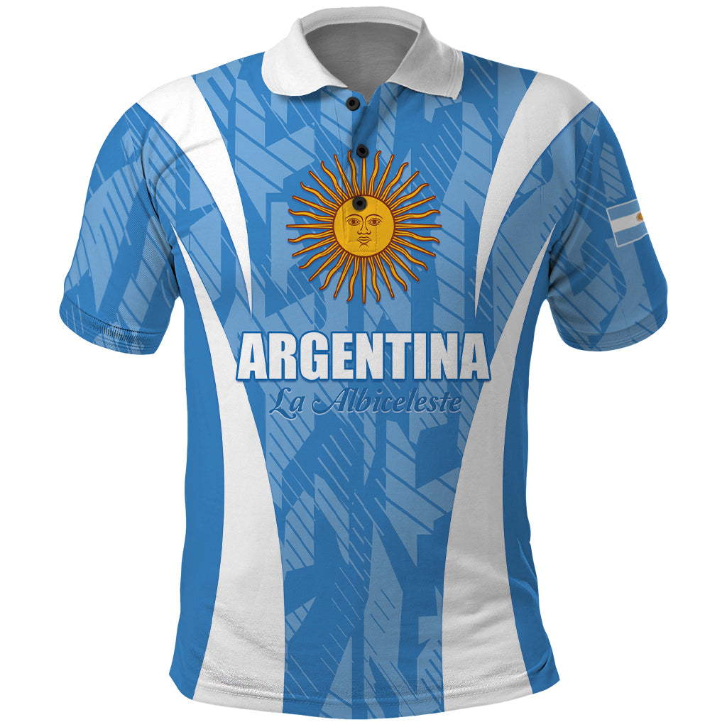 Personalized Argentina 2024 Polo Shirt Vamos La Albiceleste Campeon