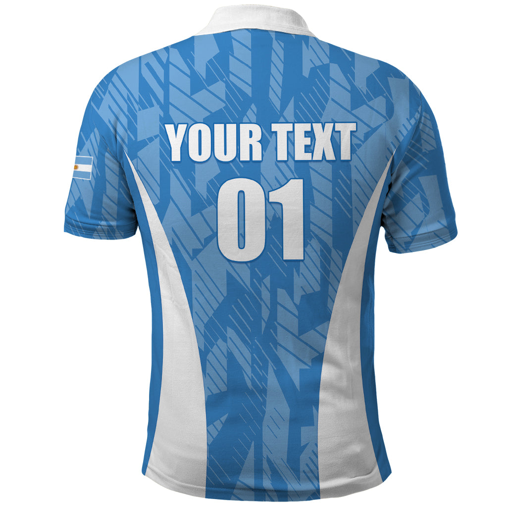 Personalized Argentina 2024 Polo Shirt Vamos La Albiceleste Campeon - Wonder Print Shop