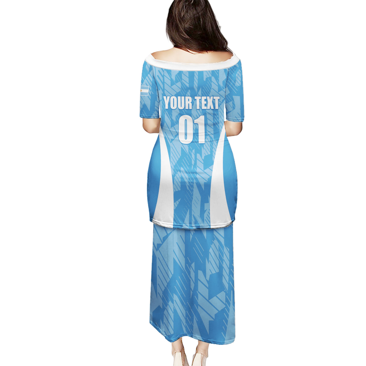 Personalized Argentina 2024 Puletasi Vamos La Albiceleste Campeon - Wonder Print Shop