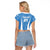 Personalized Argentina 2024 Raglan Cropped T Shirt Vamos La Albiceleste Campeon - Wonder Print Shop