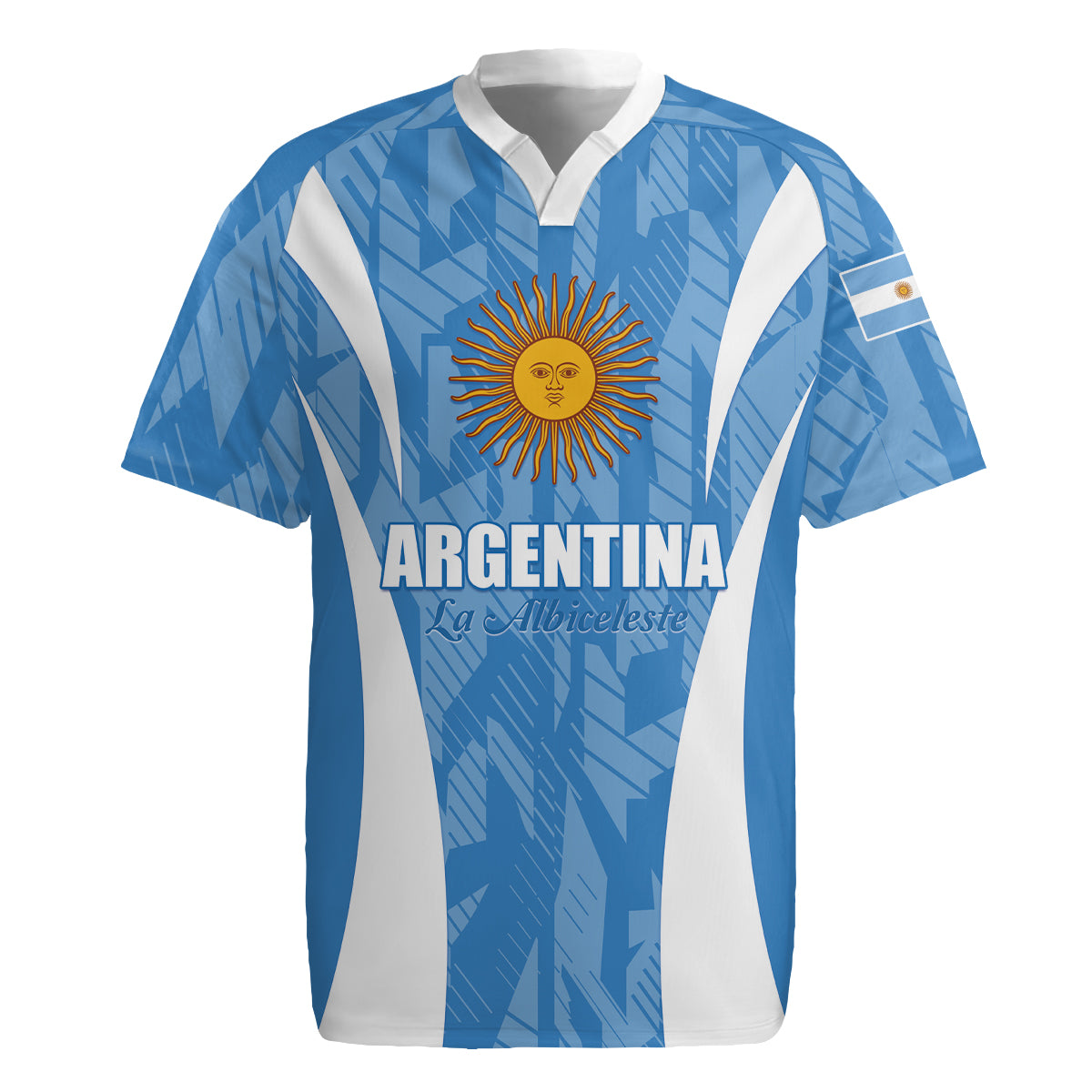 Personalized Argentina 2024 Rugby Jersey Vamos La Albiceleste Campeon - Wonder Print Shop