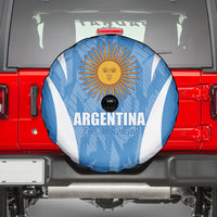 Argentina 2024 Spare Tire Cover Vamos La Albiceleste Campeon - Wonder Print Shop